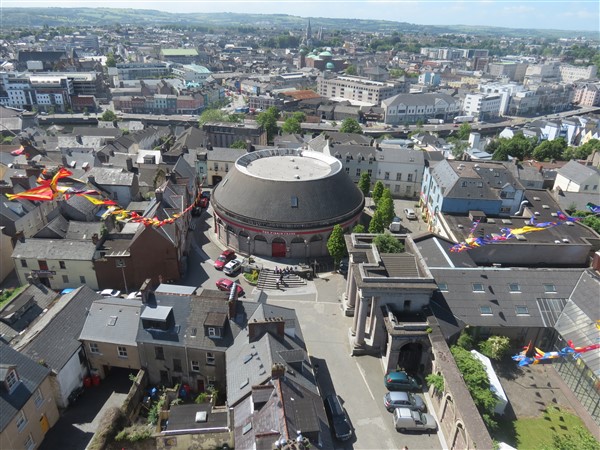 City View from Shandon Bell Tower Cork City Bharte reizen