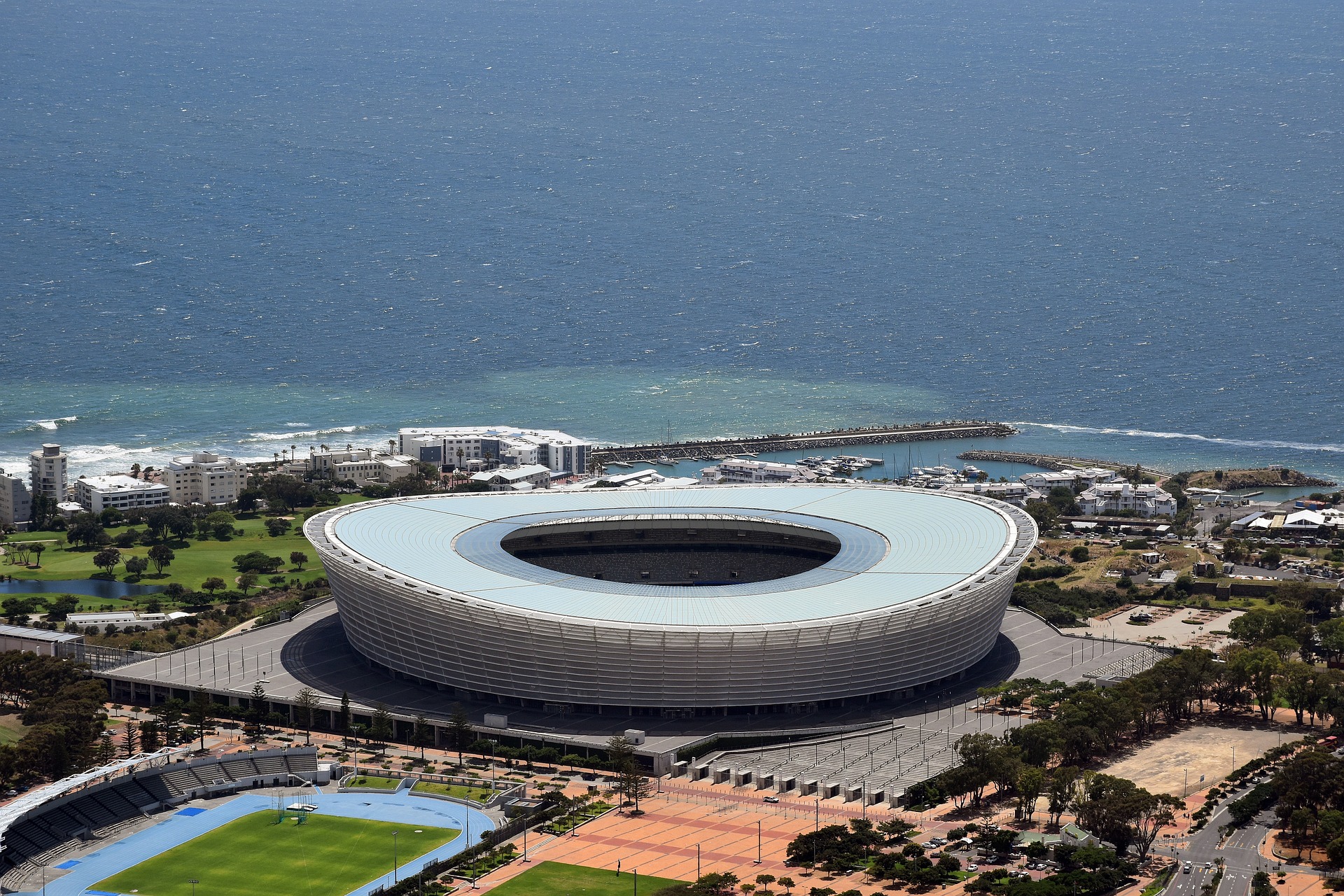 Zuid Afrika Kaapstad stadsgezichten stadion © Pascal Ohlman Pixabay